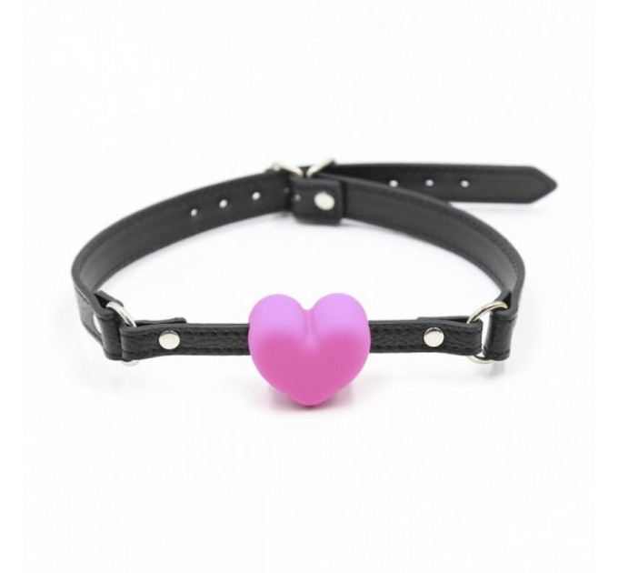 Кляп сердце Silicone Luxury Fetish Pink