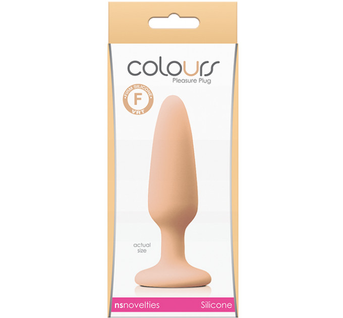 Анальная пробка COLOURS PLEASURES SMALL PLUG FLESH