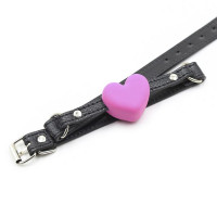 Кляп сердце Silicone Luxury Fetish Pink