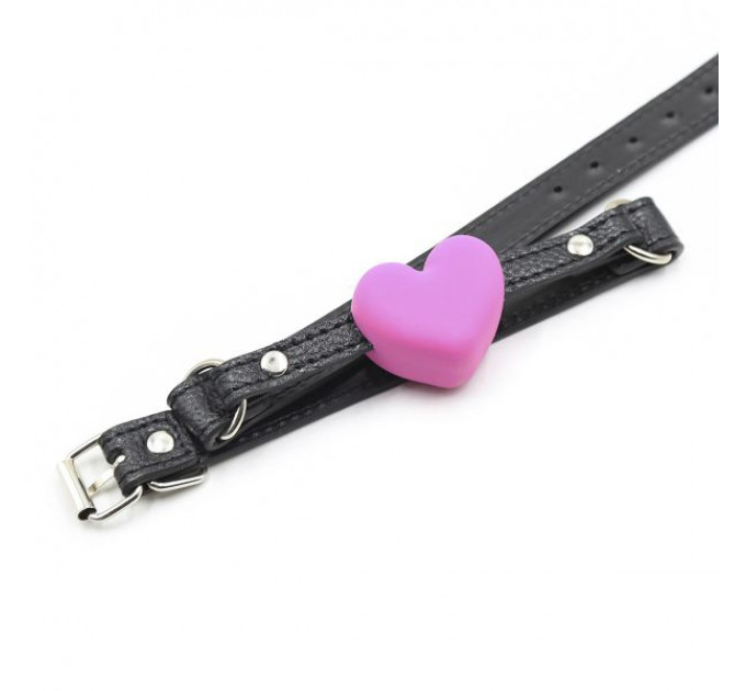 Кляп сердце Silicone Luxury Fetish Pink