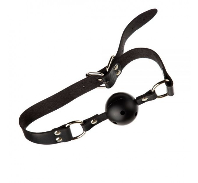 F61425 Кляп Loveshop BREATHABLE BALL GAG BLACK