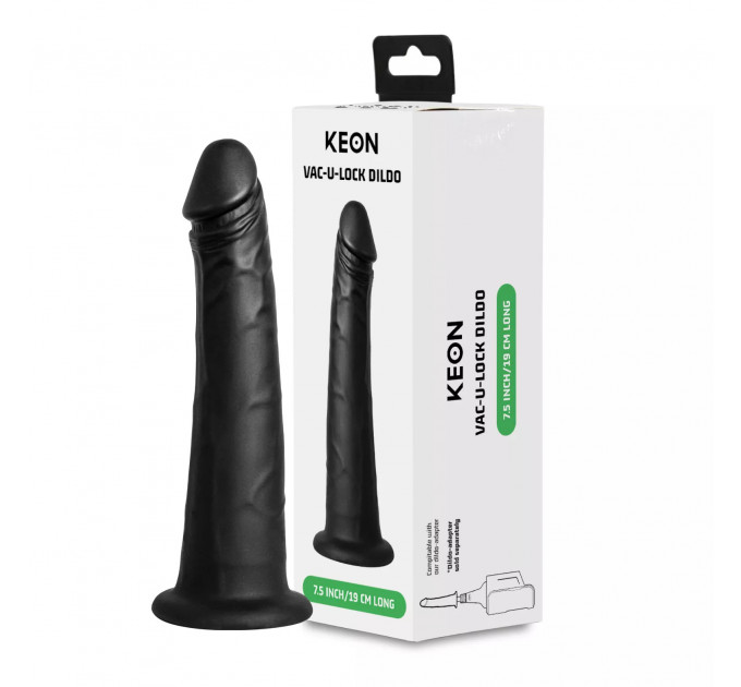 Фаллоимитатор Kiiroo Keon Vacuum - Lock Realistic Dildo 19 см Vac U Lock