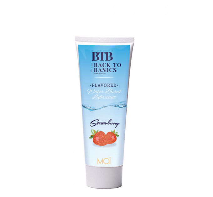 Лубрикант с ароматом клубники BTB WATERBASED STRAWBERRY 75ML