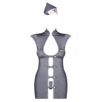Костюм Стюардеса Stewardess Obsessive grey S/M