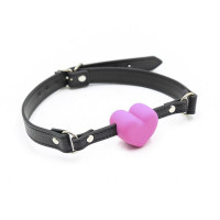 Кляп сердце Silicone Luxury Fetish Pink
