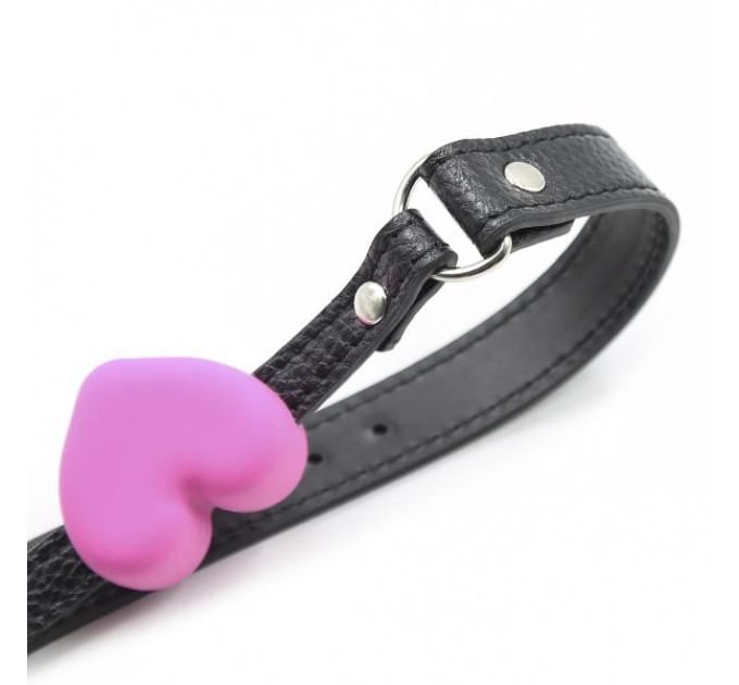 Кляп сердце Silicone Luxury Fetish Pink