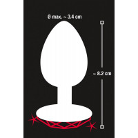 Анальна пробка з каменем You2Toys Diamond Anal Plug розмір М