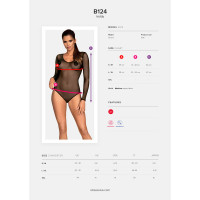 Боді Obsessive B124 body S/M