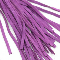 Флогер шкіра leather DS Fetish flogger Purple Black 38 cm