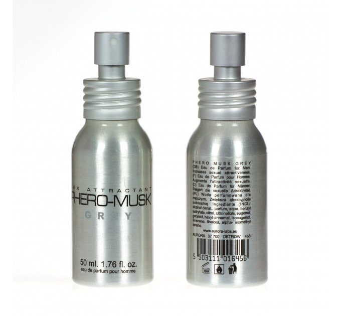 Духи з феромонами чоловічі Aurora PHERO-MUSK GREY, 50 ml