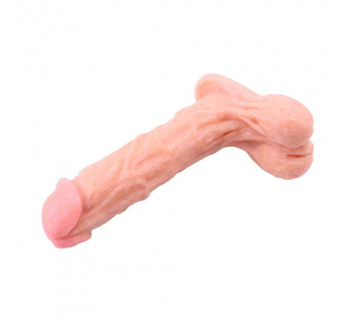 Фаллоимитатор реалистичный с мошонкой Chisa Ballsy Super Cock, бежевый