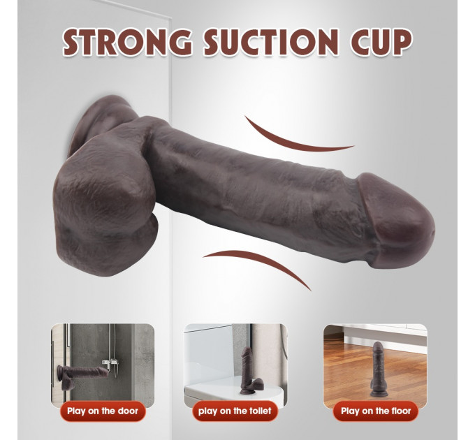 Фаллоимитатор коричневый Chisa Dude 7.9 Cock