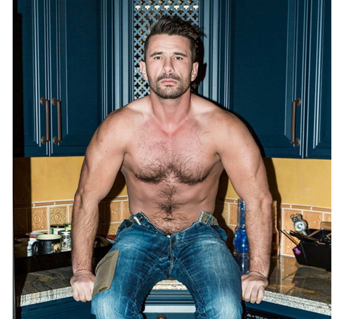 Фаллоимитатор с мошонкой реалистичный Fleshjack Guys Manuel Ferrara Dildo, бежевый, 19.7 см х 5.3 см