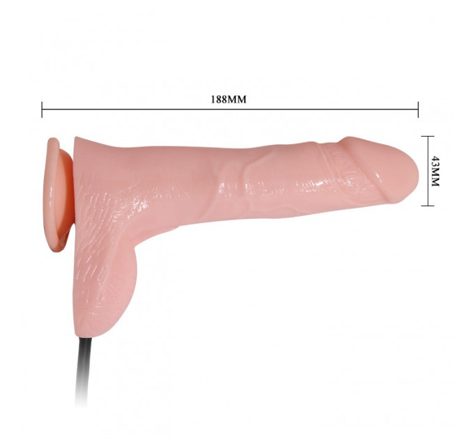 Фаллоимитатор с накачкой реалистичный Inflateable Dildo, 18.8 см