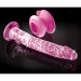 Фалоімітатор скляний з присоскою Pipedream Icicles Pink