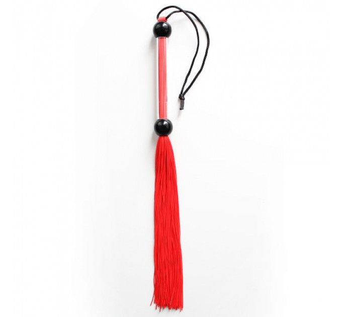 Кнут красный, ручка из шариков FLOGGER, 39 см
