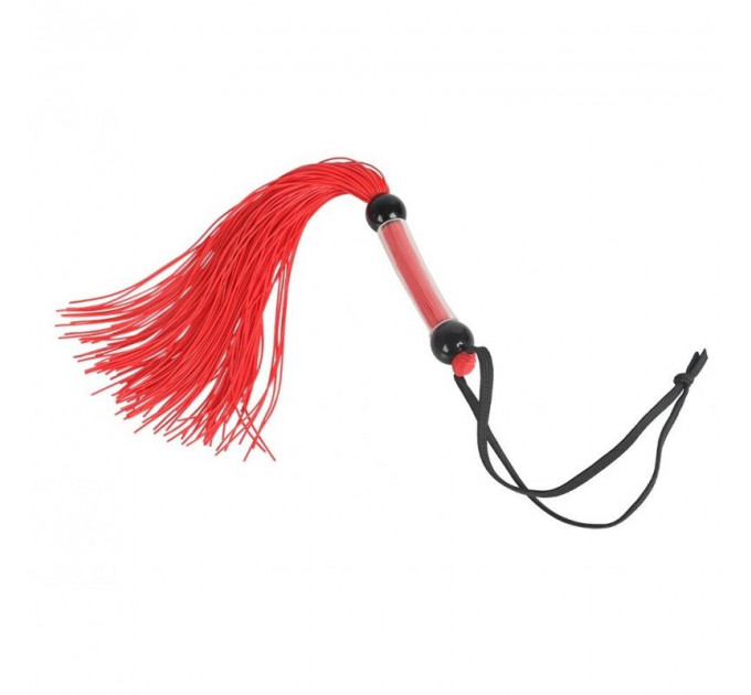 Кнут красный, ручка из шариков FLOGGER, 39 см