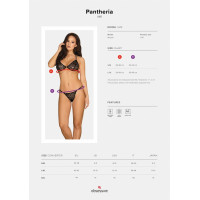 Комплект з ланцюжками Obsessive Pantheria 2-pcs set black S/M