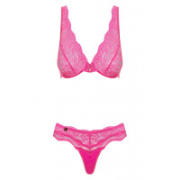 Комплект Obsessive OBSESSIVE LUVAE 2-PCS SET Pink S / M, Рожевий