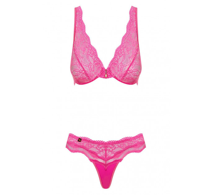 Комплект Obsessive OBSESSIVE LUVAE 2-PCS SET Pink S/M