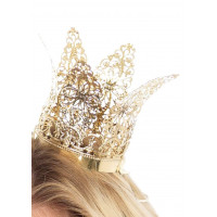 Корона мініатюрна Leg Avenue золотиста Filigree crown
