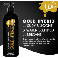 Лубрикант Wet Gold Hybrid водно-силіконовий, 475 мл