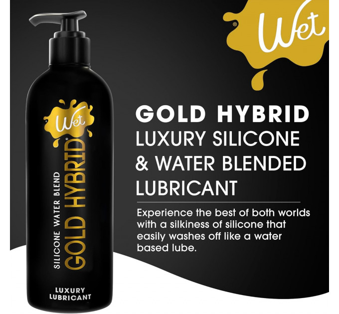 Лубрикант Wet Gold Hybrid водно-силиконовый, 475 мл