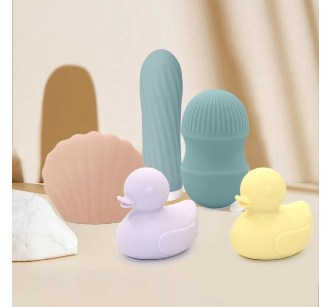 Мини-вибратор для клитора рельефный Sweet Em Velvet Lure, 10 режимов вибрации, голубой