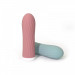 Мини-вибратор для клитора рельефный Sweet Em Velvet Lure, 10 режимов вибрации, голубой