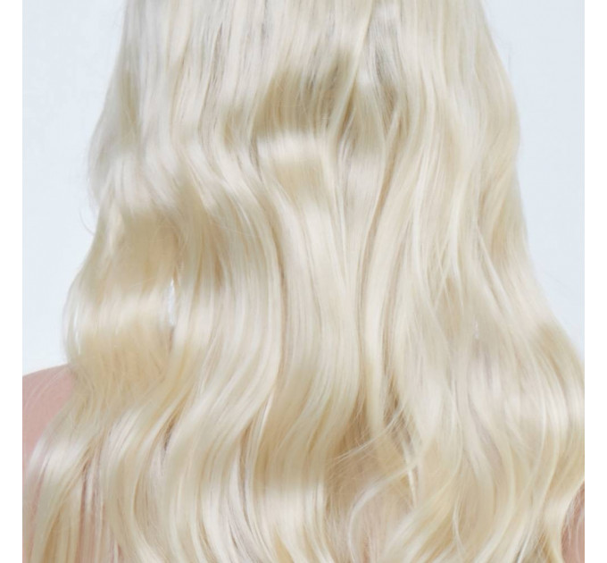 Парик длинный вьющийся с челкой Fetish Hair светлый блонд, 60 см