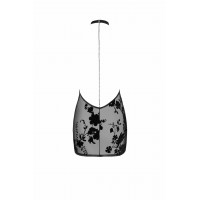 Платье, F313 Noir Handmade Mythos с узором, черное, размер S