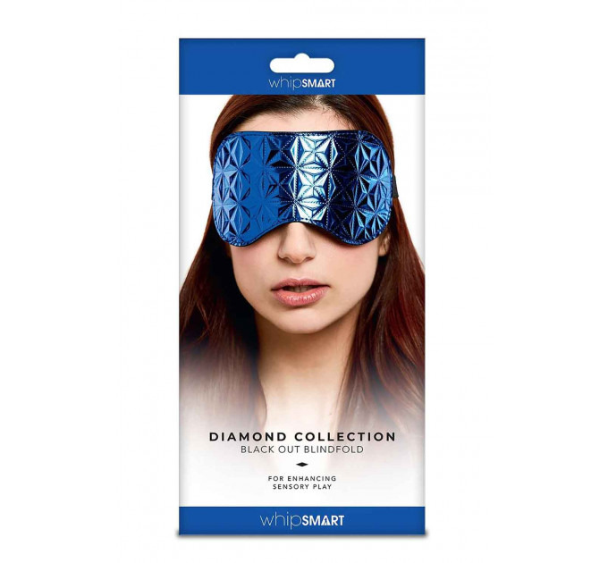 Пов'язка для очей синя WHIPSMART DIAMOND EYEMASK BLUE