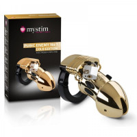 Пояс вірності з електростимуляцією Mystim Pubic Enemy No 1 Gold Edition