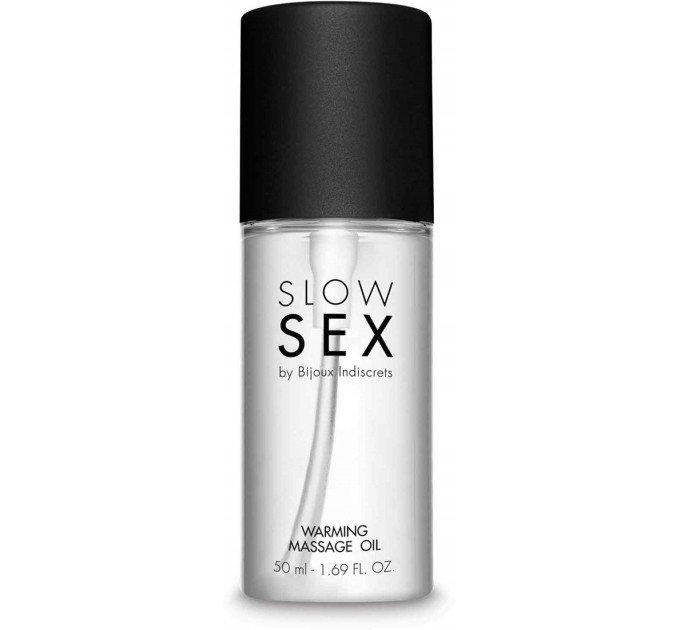 Разогревающее съедобное массажное масло WARMING MASSAGE OIL Slow Sex Bijoux Indiscrets