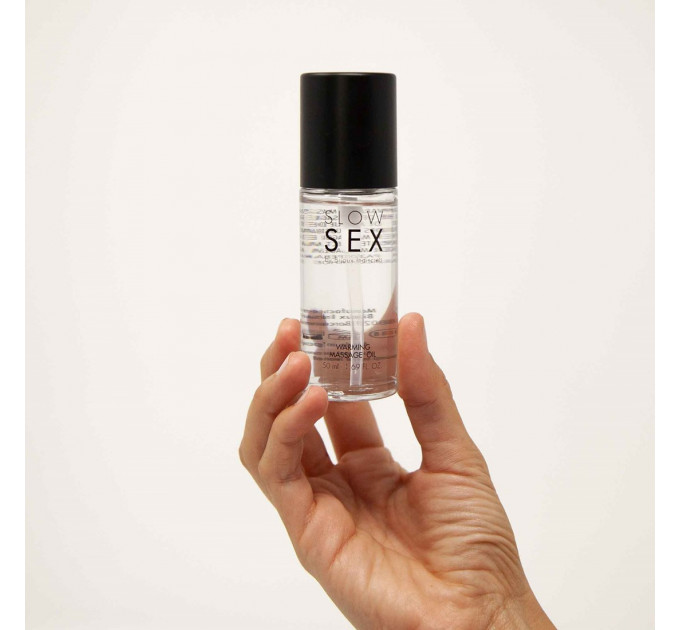 Разогревающее съедобное массажное масло WARMING MASSAGE OIL Slow Sex Bijoux Indiscrets
