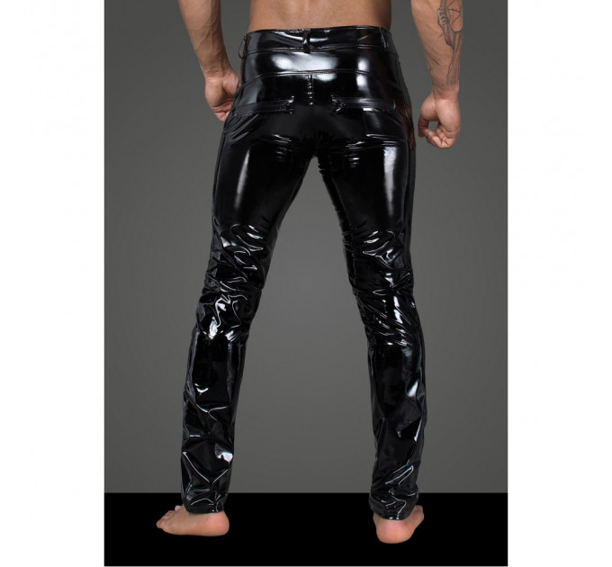 Штаны винил H060 Noir Handmade L