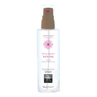 Спрей для тіла та ліжка з феромонами та афродизіаками SHIATSU Fragrance Вишня та білий лотос, 100 мл Спрей для тіла та ліжка з феромонами та афродизіаками SHIATSU Fragrance Вишня та білий лотос, 100 мл