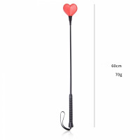 Стек DS Fetish Crop heart red/black