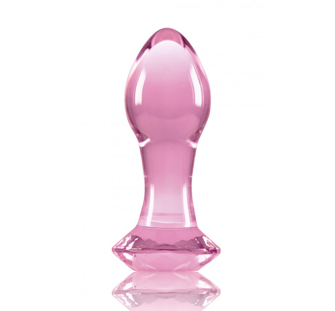Стеклянная пробка NS Novelties CRYSTAL GEM PINK