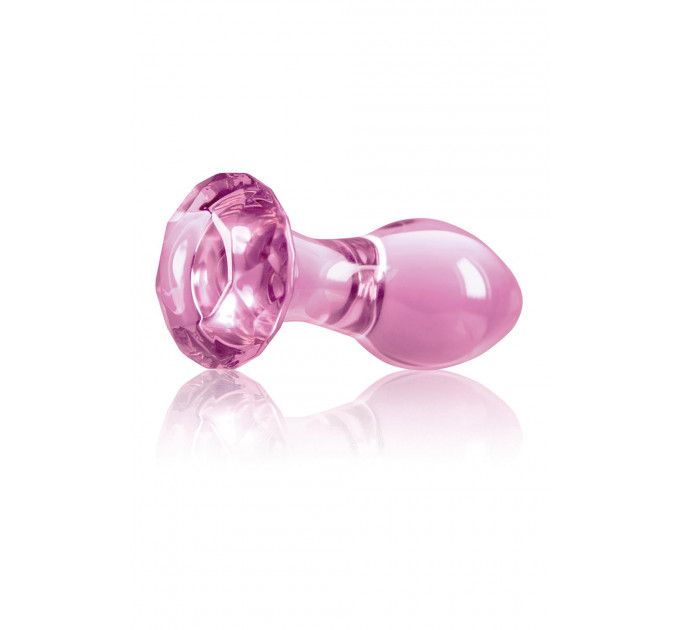 Стеклянная пробка NS Novelties CRYSTAL GEM PINK