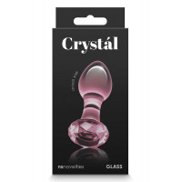 Стеклянная пробка NS Novelties CRYSTAL GEM PINK
