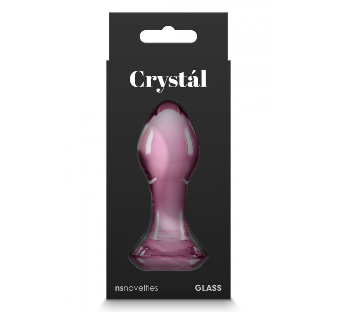 Стеклянная пробка NS Novelties CRYSTAL GEM PINK