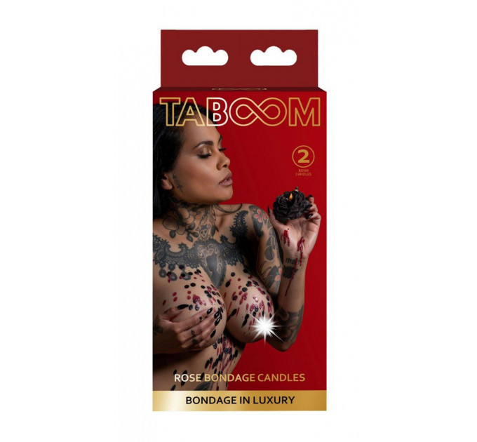 Свечи БДСМ низкотемпературные Taboom Rose Japanese Drip Candle, 2 шт
