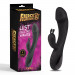 Вибратор кролик с электростимуляцией Chisa Fierce Euphoria Lust Electro Waves, черный
