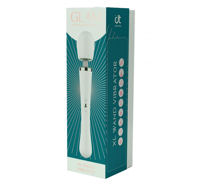 Вибратор микрофон Dream Toys Glam XL Wand Vibrator, мятный