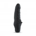 Вибратор-мини реалистичный Blush Silicone Willy’s с выступами для стимуляции клитора, черный