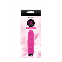 Віброкуля з ромбоподібним рельєфом NS Novelties Luxe Compact Vibe Princess Pink, рожевий