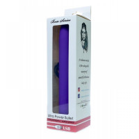 Віброкуль Ultra Power Bullet USB Matte Purple 10 режимів вібрації