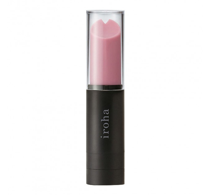 Вибропуля в виде помады Iroha Stick Tenga, медицинский силикон, розовая с черным