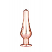 DT21827 анальна пробка конічної форми Dream Toys GLEAMING LOVE ROSE GOLD PLEASURE PLUG M